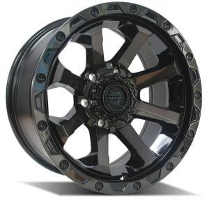 AMERICAN OUTLAW Capone Gloss Black / Tinted Face