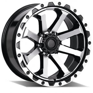 AMERICAN OUTLAW Capone Satin Black / Machined Face