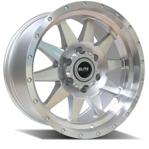 ELITE OFF ROAD WHEELS Combat Silver – Full Machined Face