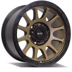 ELITE OFF ROAD WHEELS Podium Satin Bronze – Satin Black Lip