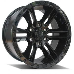 AMERICAN OUTLAW Railcar 6 Gloss Black / Tinted Lip