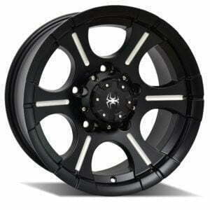 SPYDER Trax Satin Black with Milled Pinstripe