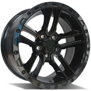 AMERICAN OUTLAW Railcar 5 Gloss Black / Tinted Lip